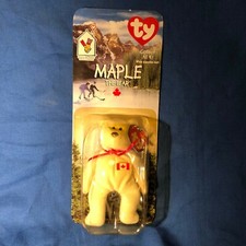 Maple the bear ty teenie original beanie 1999 McDonald's tag 1993 Error Date
