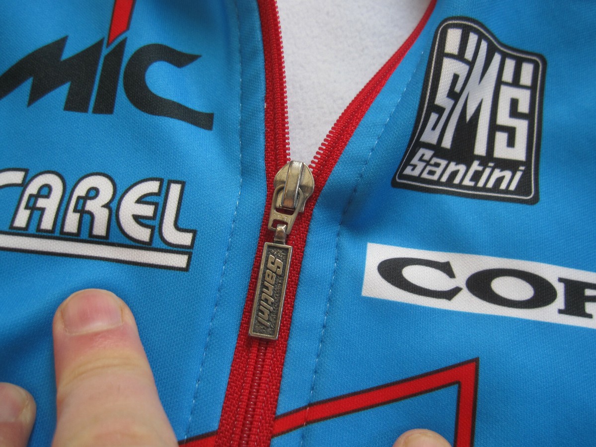 Maillot Cycliste Intégral Santini Team Colpack Astro 2002 – Manches Longues, Taille XL