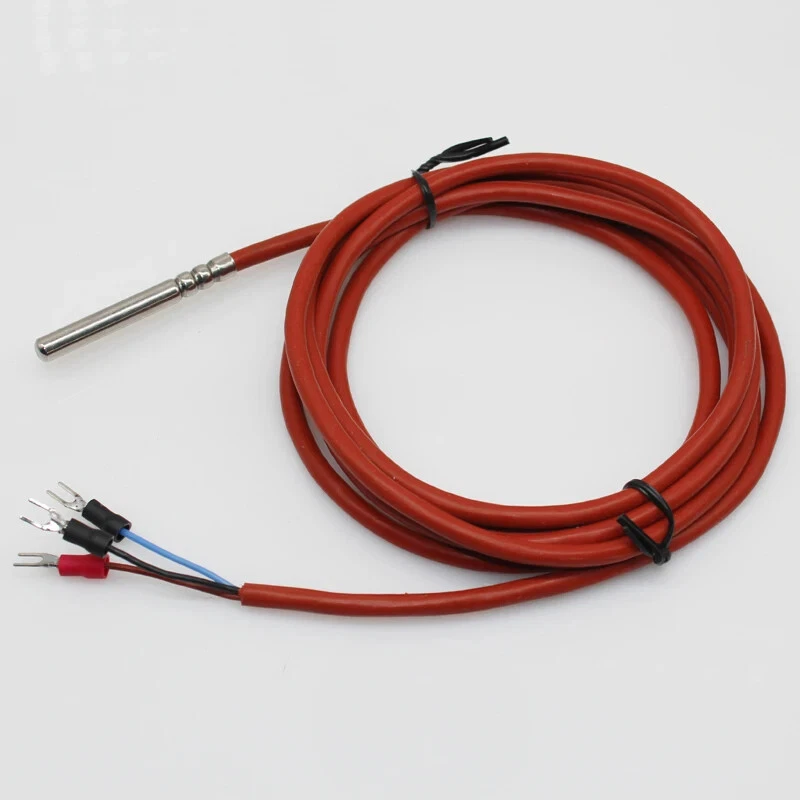 -100~+200'C 3 wire type PT100 thermocouple waterproof temperatur probe high temp - Image 2 of 4