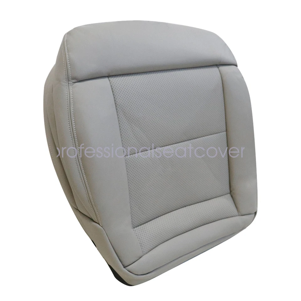 2010-2014 For Mercedes Benz E350 E550 Driver & Passenger Bottom seat cover Gray - Image 3 of 4
