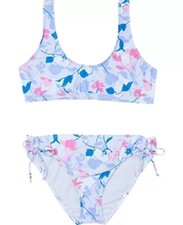 Splendid 260029 Kids Floral Flury Sport Bra and Tunnel Pant Swim Set Size 12