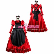 Sissy maid satin dress skirt Tailor-made