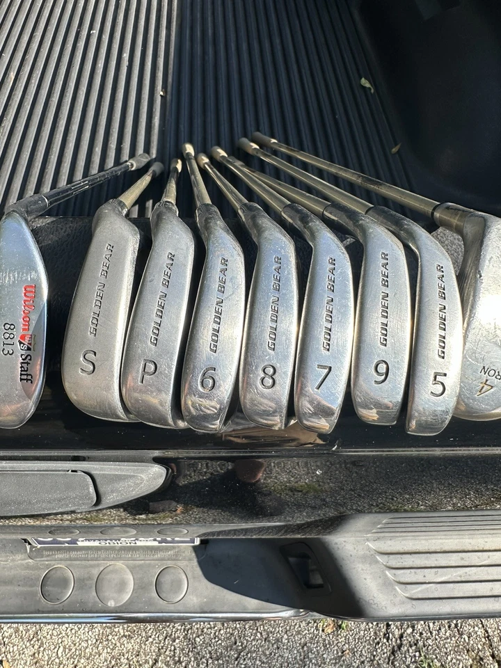 Golden Bear Tour Jack Nicklaus 5-SW 4 Iron And Wilson Staff 8813 Putter - Image 3 of 4