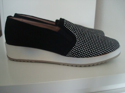Sneaker Slipper Schwarz Schuhe Strass 37 Pucetti