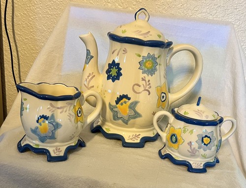 Coffee/Tea Set W Sugar & Creamer - 第 1/2 張圖片