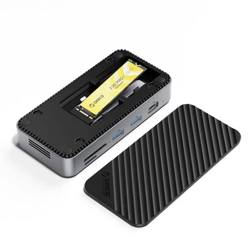 ORICO DPM2P9 M.2 Hard Disk Cassette with 10 in 1 HUB Multifunctional Docking Sta