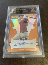 2018 Leaf Valiant Triston Casas Orange Prizm Auto BGS 10 35 Black Label Pristine