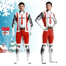 Christmas Husky Cosplay Bodysuit Xmas Costume Jumpsuit Party Full Body Tights 