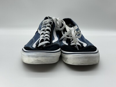 Vans Old School Pro Navy Blue Suede Sneakers Skate Shoes Men's 9