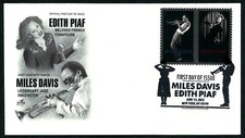 USA, SCOTT # 4692-4693, ARTCRAFT FDC COVER - MILES DAVIS and EDITH PIAF 2012