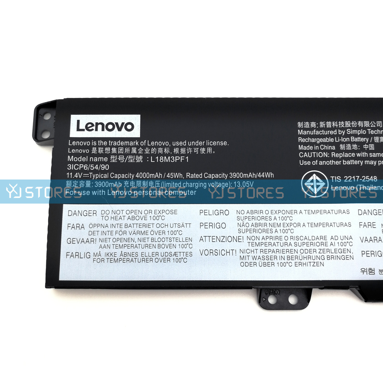 Аккумулятор lenovo l18c3pf1