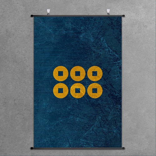 Sengoku Zeit Staaten Emblem Mon Scroll Poster Wandkunst Wohnkultur Japan Shogun - Bild 27 von 38