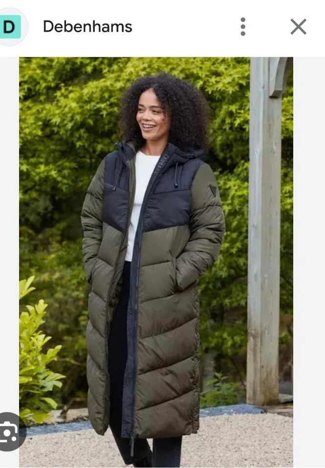 Luxe longline shop puffer jacket