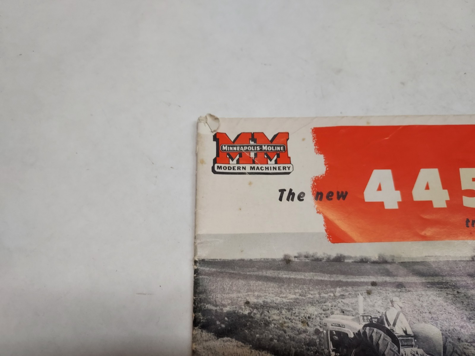 The New 445 TRACTORS - MINNEAPOLIS-MOLINE brochure - listing #7863