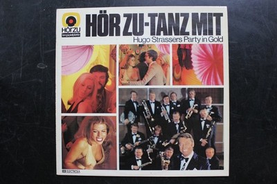 Hör Zu Hugo Strassers Party in Gold LP Vinyl Record 1974 German Dance Big Band