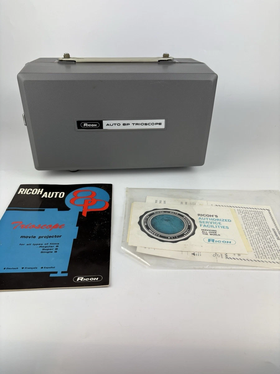 VINTAGE RICOH AUTO BP TRIOSCOPE Projector Projecteur Boxed avec Boite EUR 49,99 - FR