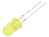 2X OSY5PA5A34G-1 Led 5Mm Gelb 4800-6600Mcd 30° 20Ma 1,8-2,6V Front: GewöLbt Opt