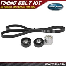 3x Serpentine Belt Drive Component Kit For Chevrolet C1500 Tahoe Gmc K1500 Yukon