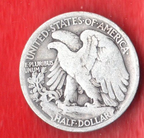 1919 D Walking Liberty Half Dollar - Good + Condition
