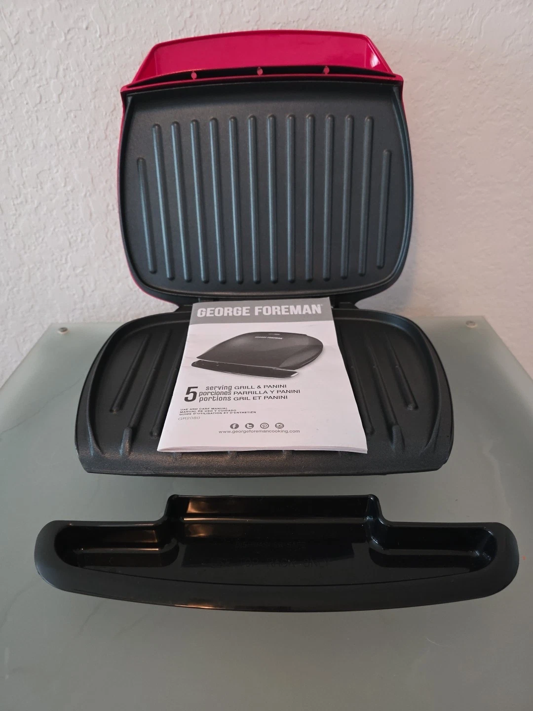 George Foreman Grill & Panini Maker GR2080R Nonstick
Opens in a new window or tab