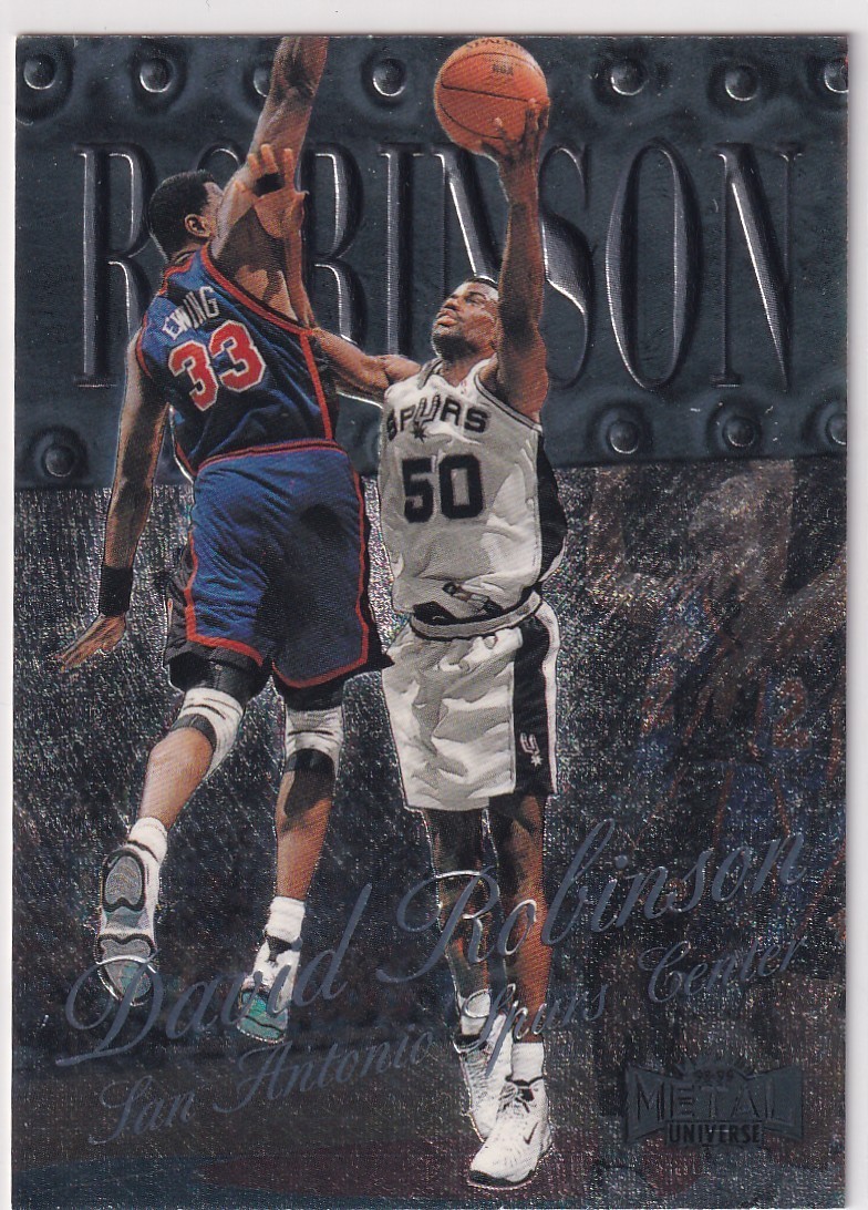 1998-99 SKYBOX METAL UNIVERSE DAVID ROBINSON SAN ANTONIO SPURS #97 NBA z6920-14