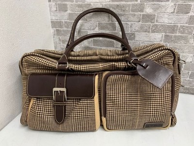 ETRO Boston bag houndstooth pattern large capacity