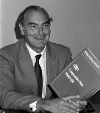 Sir Peter Parker British Rail Chairman a copy of BR's Corporate Pl- Old Photo