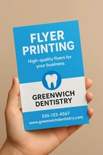 Custom Flyer Printing - Pack of 500 - Promotional Business Flyers(4x6, 5x7, 6x8)