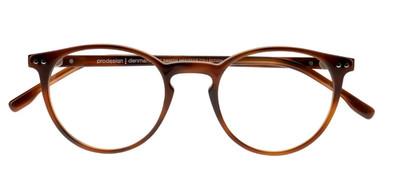 Prodesign Denmark 4781 Round Prescription Eyeglasses Frame Brown 49mm Men