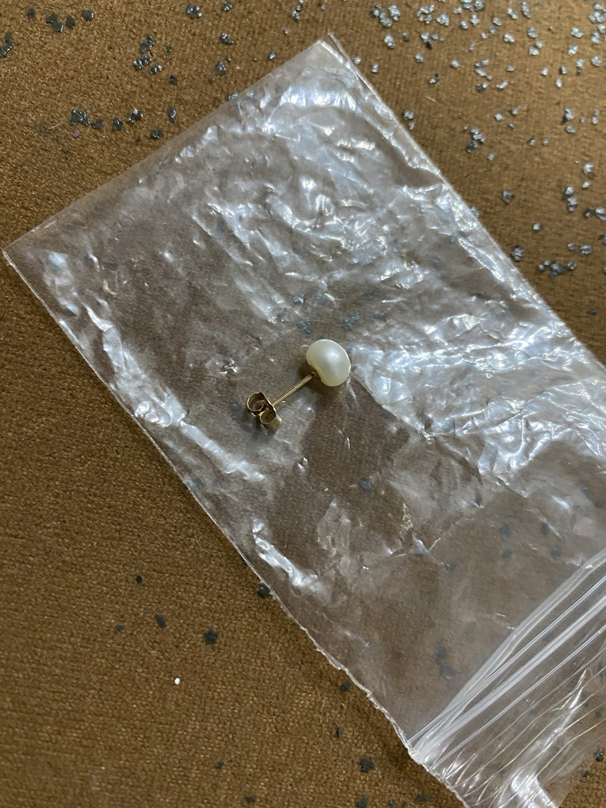 10k Solid Gold (single) Pearl Earring - image 3