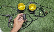 Civic Ek 96-98 Genuine Stanley Yellow Fog Lights Glass With Switch Wiring Set