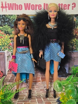  Who Wore it Better: Hot Spot-Dana & Caroline  Polka Dot Dress OOAK Accessories