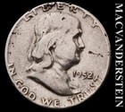 1952 Franklin Half Dollar- Silver- Scarce Better Date- No Reserve #L9361 — photo 1
