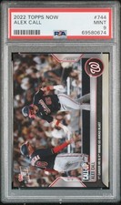 2022 TOPPS NOW #744 ALEX CALL PSA 9