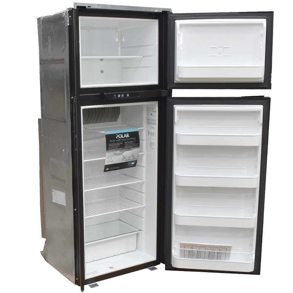 Norcold Polar RV Refrigerator 8 Cu.Ft. AC/LP Gas N8XF | Black | 8