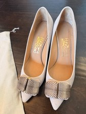 Salvatore Ferragamo Mini 70 size 6 shoes nuage smd reptile suede Originally 950