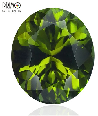 Huge 4.40 Carat Natural Green Tourmaline 12mm x 10mm Oval