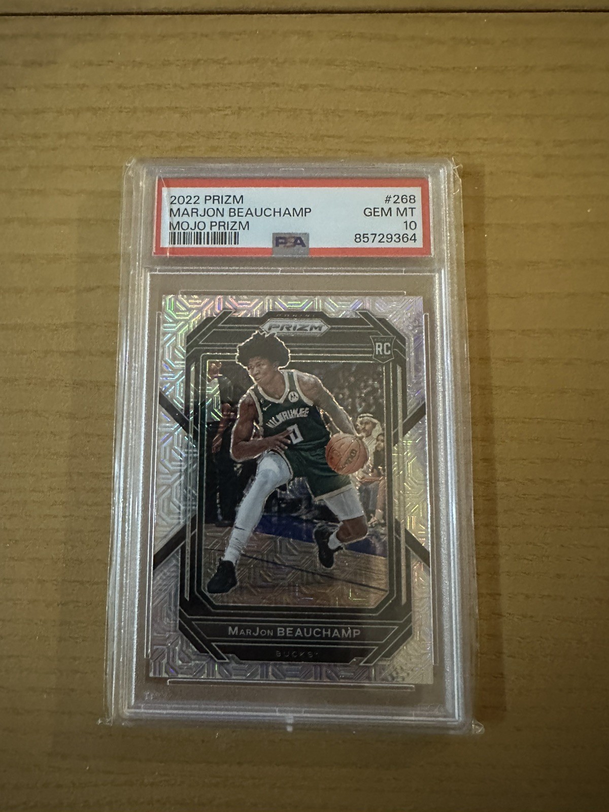 2022-23 Panini Prizm Mojo #268 MarJon Beauchamp RC Rookie /25 