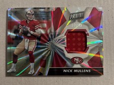 2019 Nick Mullens Panini Day Jersey Patch /45 Rookie 49ers 🔥🔥 SSP