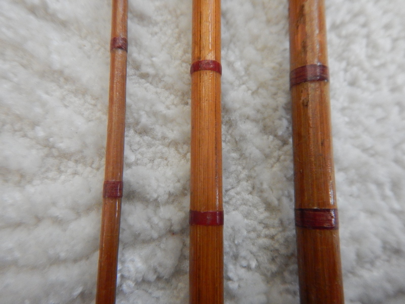 Antique Unmarked 7 1/2 Ft  3 Pc NON- Bamboo Fly Rod--- Needs Restoration