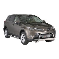 FrontbüGel FrontschutzbüGel FüR Toyota RAV4 XA40 2013-2015 ø63Mm Stahl Silber