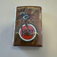 Zippo Lucky Strike Spider de collection neuf jamais utilisé 2015 rare en boîte