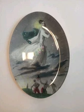 L'etoile du Matin (The Morning Star) John Derian Decoupage Oval Signed 