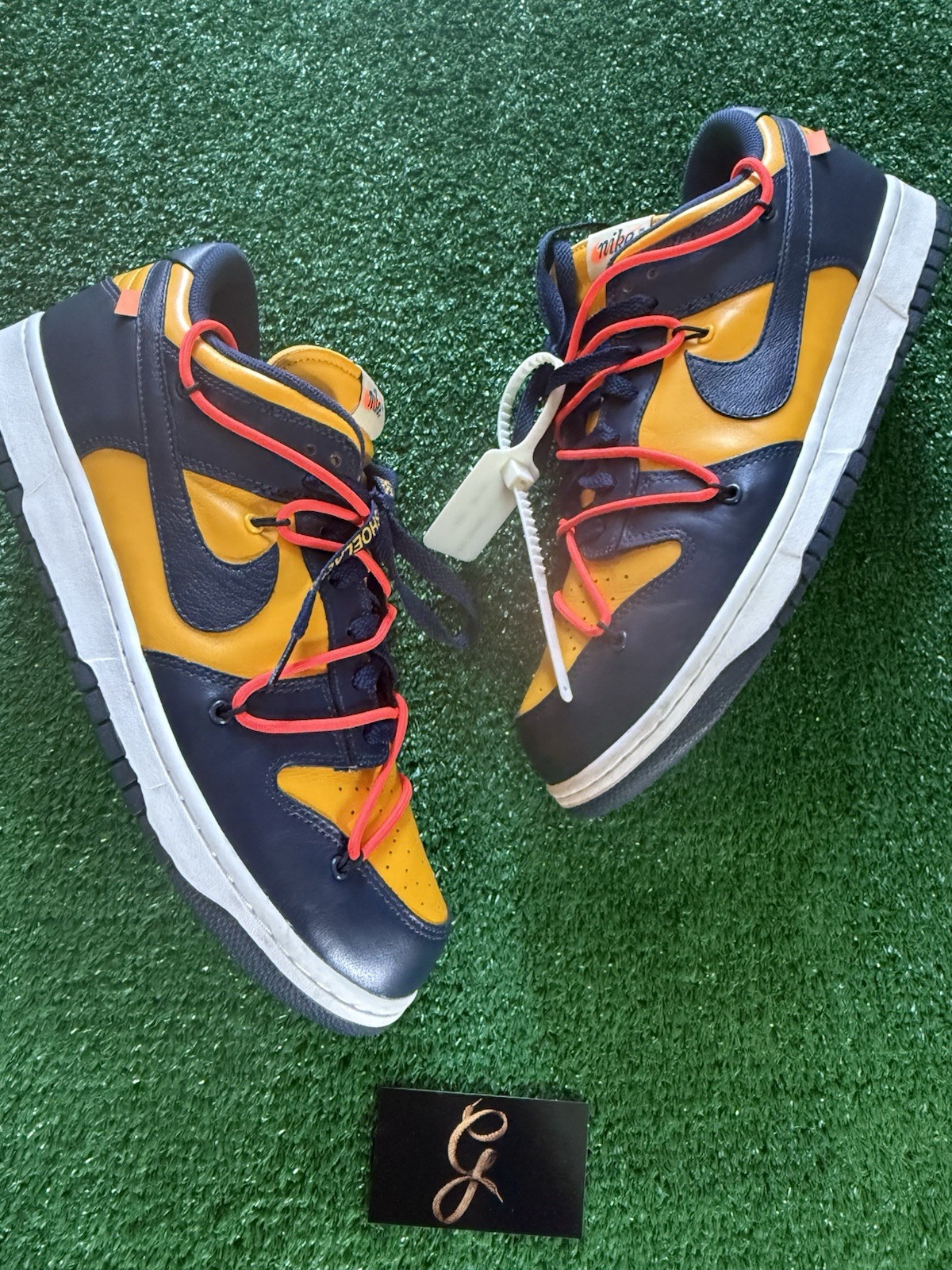 OFF WHITE X NIKE ✅Taglia 13 Nike Dunk Low x OFF WHITE University Go