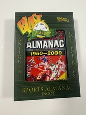 Back to the Future Limited Edition Metal Sport Almanac Ingot 