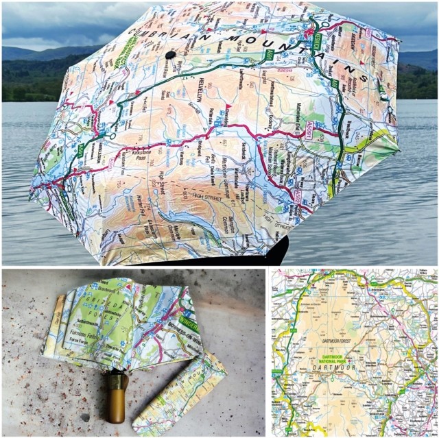 OS Map Premium Umbrella - Dartmoor National Park (General merchandise)