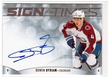 2023-24 SP AUTHENTIC BOWEN BYRAM SOTT AUTOGRAPH