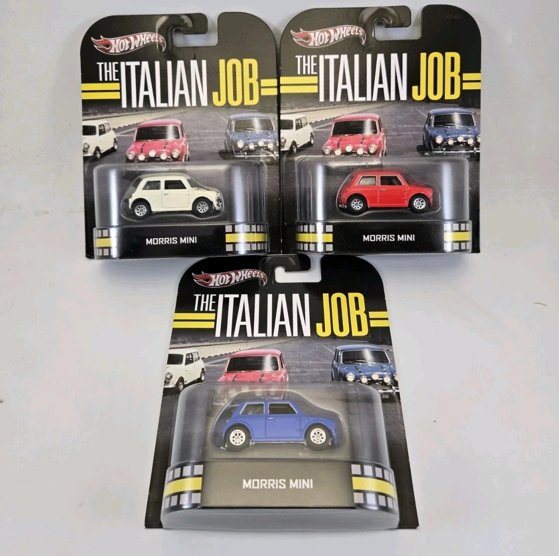 Hot Wheels Retro Entertainment The Italian Job Lot Of 3 Morris