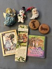Lot 8 Vintage Refrigerator Magnets. Sisters, Angel, Snowman, Huskers, Santa — photo 1