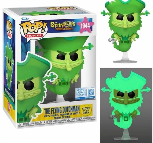 FUNKO POP The Flying Dutchman GITD (SpongeBob SquarePants) w/ Protector PRESALE